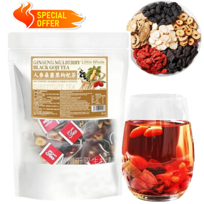 Ginseng, mulberry and black wolfberry tea 100g--enhance physical fitness