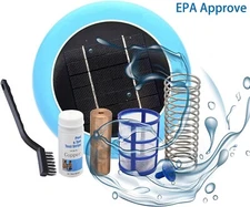 Solar Pool Ionizer,Cleaner,Purifier, Chlorine-Free Water,Covers up to 35,000 gal