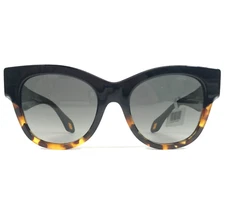 Giorgio Armani Sunglasses AR8195-U 5875/19 Black Yellow Havana w/ Grey Gradient