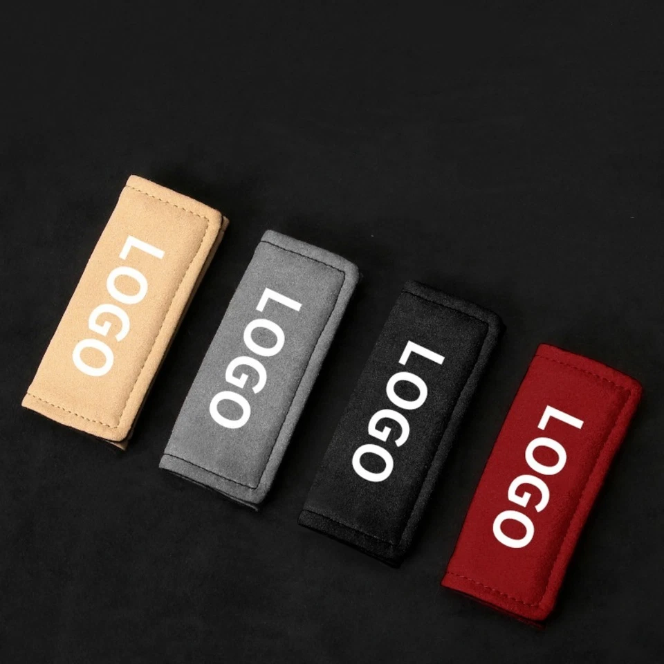 4X Suede Leather Car Roof Sunroof Handle Cover Trim Protective For Mercedes Benz — 第 2/4 张图片