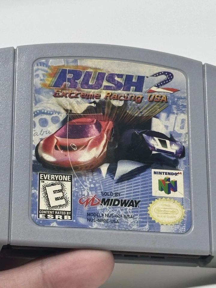 Rush 2 Extreme Racing EE. UU. para Nintendo 64 *N64* Auténtico - Se envía el mismo día Foto 3 de 4