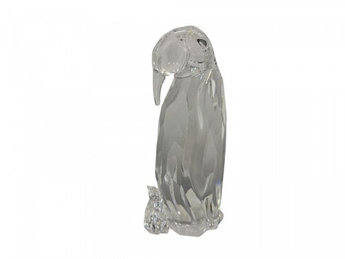 Swarovski Figurine 627067 Penguin Mother's With Child 12 Cm. Top Condition - Picture 3 of 3