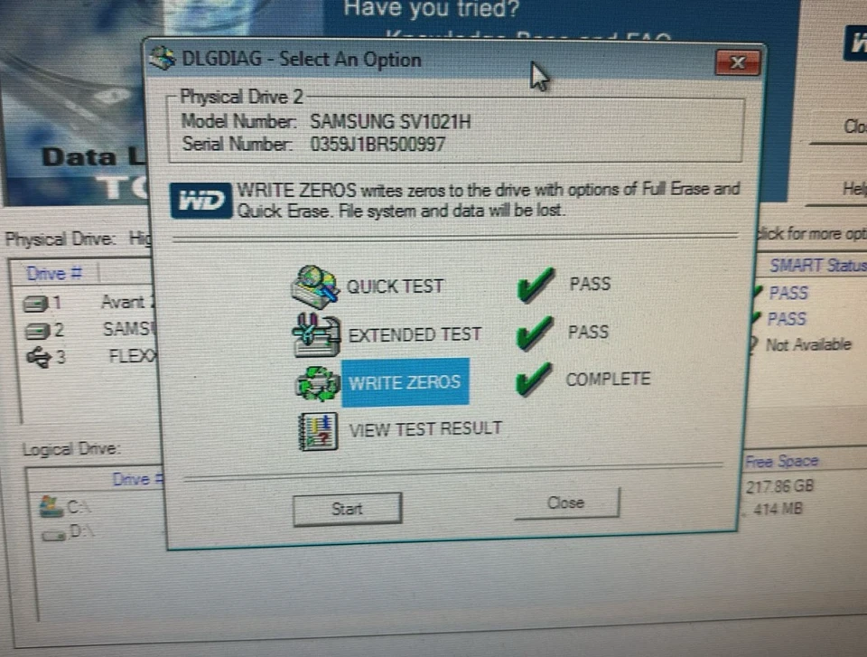 Samsung SpinPoint SV1021H 10.2 GB 3.5" IDE Hard Drive Tested - Image 4 of 4