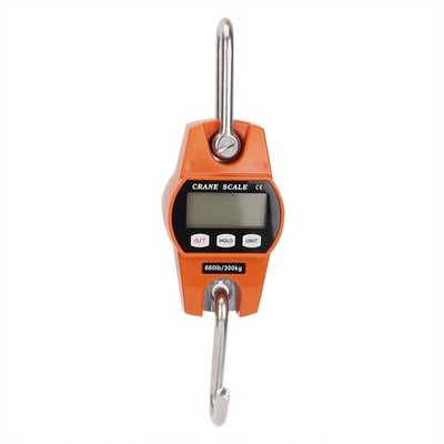 Digital Crane Scale 300kg/600lbs Heavy Duty Hanging Scale For Home Farm Fact SET