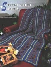 Special Stitch Strips Annie's Attic Crochet Afghan Pattern Page