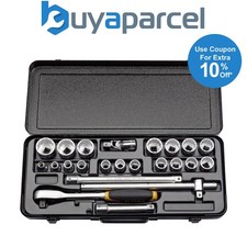 Draper 50649 Elora Imperial Socket Set, 1/2" Sq. Dr. (23 Piece)