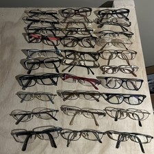 lot of 30 eyeglass Multiple Brands. Frames Only WholeSale Glasses Frame READ