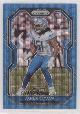 2020 Panini Prizm Blue Wave Prizm 139/199 Jahlani Tavai #203 pe8
