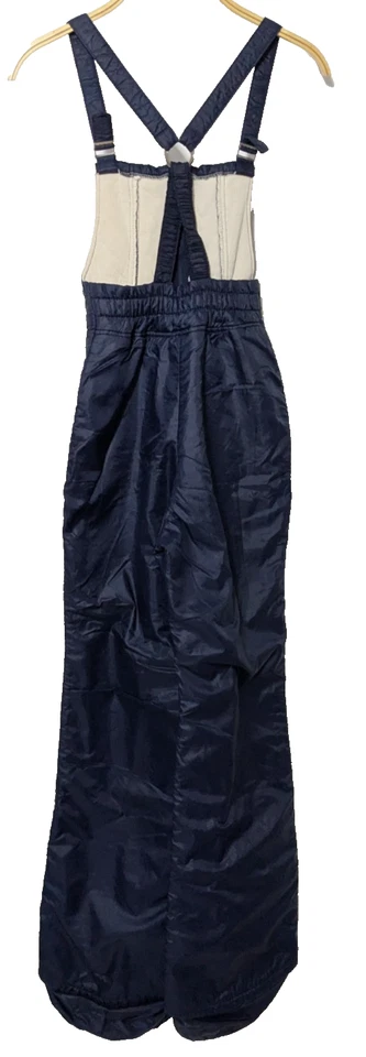 Babero de esquí Roffe años 70 de colección - Mujer talla 8 nailon azul LD Bess hecho en EE. UU. Foto 2 de 4