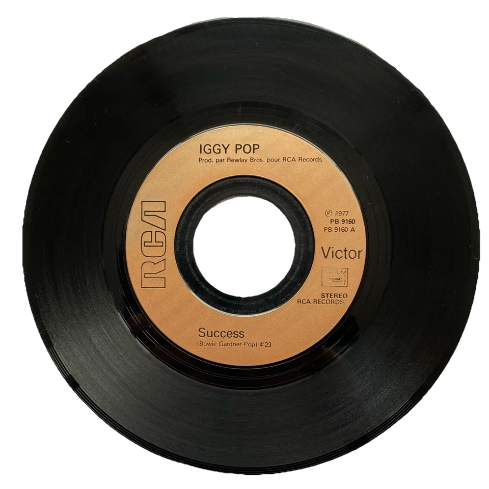 IGGY POP" THE PASSENGER / SUCCESS" FRENCH. 7ins Vinyl Single 45RPM.EX. VG Plus. - Image 3 of 4