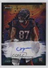 2024 Topps Finest Rookie Oil Spill Refractor 8/10 Cade Stover #RFA-CS Auto 1l8x