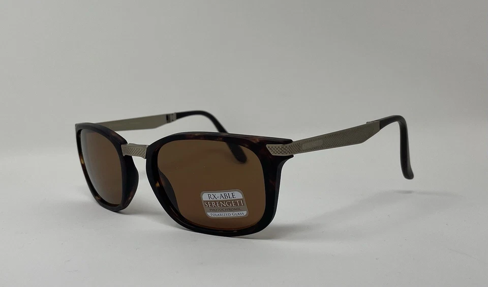 Gafas de sol plegables Serengeti Volare 8496 marrón torto/dorado foto polar 54-21-135 Foto 2 de 3