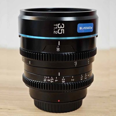 SIRUI Night Walker 35mm T1.2 S35 Cine Lens Series For Sony E Mount Black