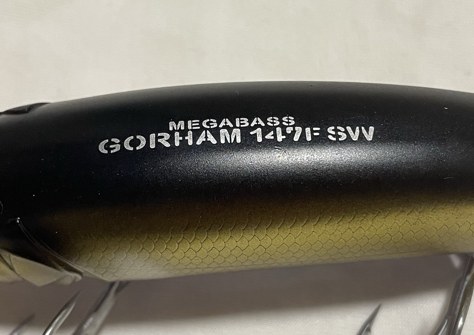 Megabass GORHAM 147F Swimbait Lure Bass Fishing Japan Used - Image 8