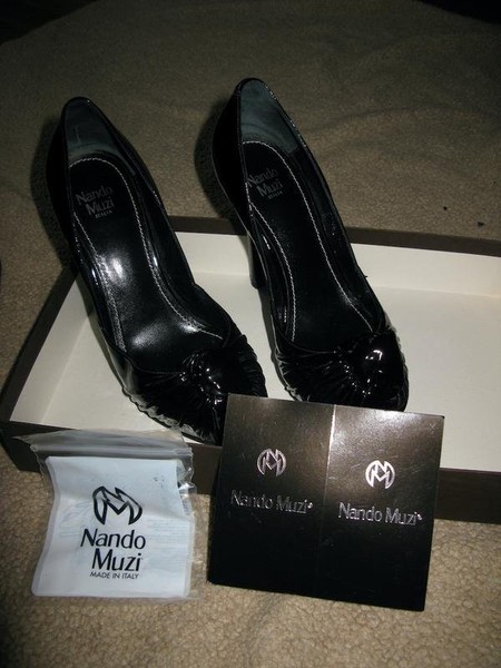 Women Nando Muzi Heels Black Leather 35
