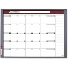 Quartet 72982 Dry Erase Board, Melamine, 23 In, 37 1/2 In, Steel Frame, White,