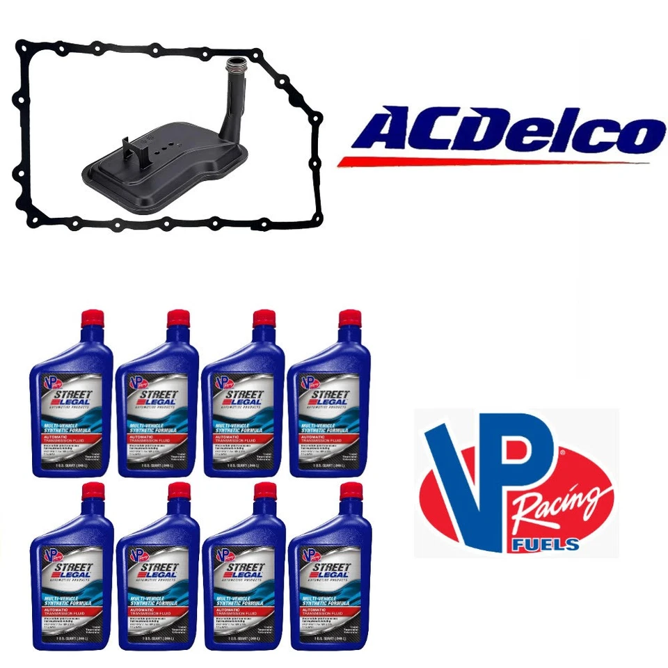 6L80 Transmission Filter Kit w/ 8L VP ATF Fluid for CHEVROLET CADILLAC GMC - Bild 1 von 1