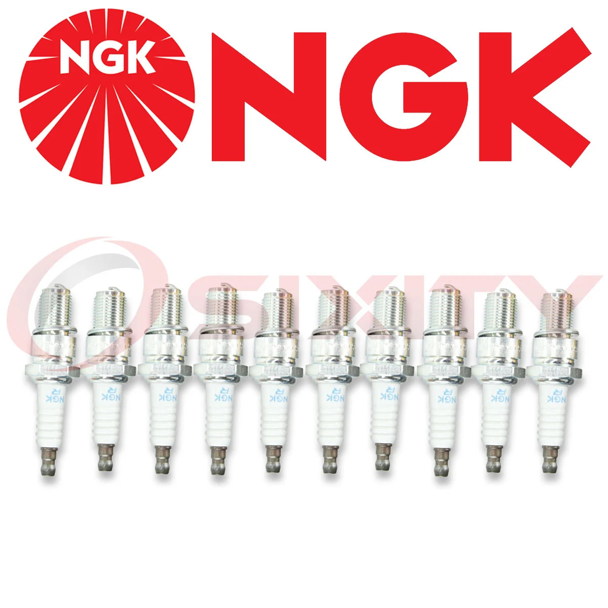 NGK Qty 10 BR9ECS 4677 Spark Plug