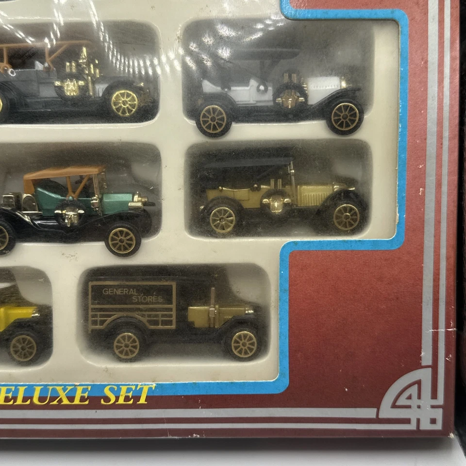 Coches clásicos de metal fundido a presión, juego de lujo caja de 10 coches Foto 4 de 4