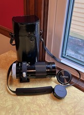 Canon Lens FD 300mm f5.6 SC with Canon Lens Caps  Canon Case manual focus