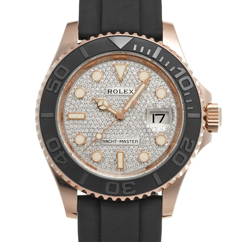 ROLEX Yacht-Master 40 126655 Pave diamonds WATCH 734311