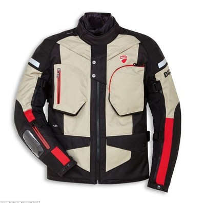 Motorradjacke Herren Touring Original Ducati Atacama C1 Black/Sand 98104485