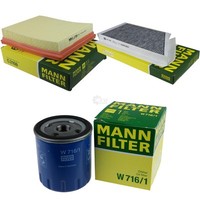 MANN-FILTER Inspektionspaket FüR Peugeot 206 SchräGheck 1.4I 1.1I 1.6I