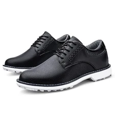 Men Golf Shoes Comfortable Luxury Non Slip Sneakers Golfing Outdoor Gym