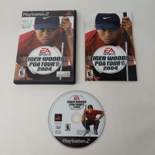 Tiger Woods PGA Tour 2004 (Playstation 2) PS2 Disc, Case, & Manual