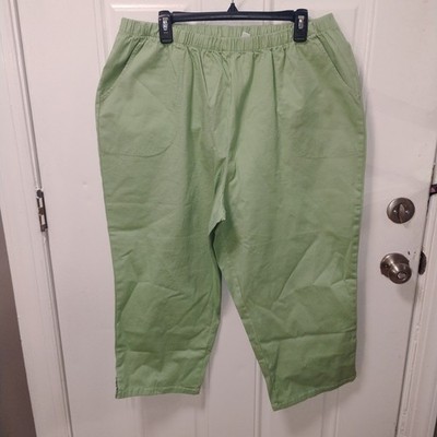 Denim & Co. Regular Original Waist Side Pocket Crop Pant-Core A601800