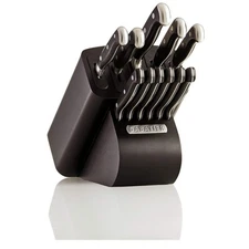 Sabatier Self-Sharpening Edgekeeper Pro 12-Piece Forged Triple Rivet Knife Block