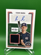 2022 Stars & Stripes Isaiah Ibarra Game Used Jersey Auto Autograph #/399