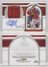 2021 National Treasures Signature Numbers Gold /49 Jose Garcia Rookie Auto RC