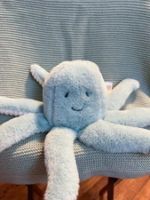 WARMIES Cozy Plush Light Blue Octopus Microwave Heat Toy Calming Stuffy RARE