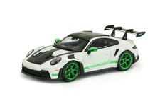 1:43 Porsche 911 (992) GT3 RS 2023 -- White w/Green Stripe -- Solido