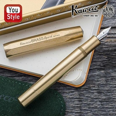 Kaweco Messing Sport Füllfederhalter Medium Feder M BRFP-BR Taschenfeder Exec...