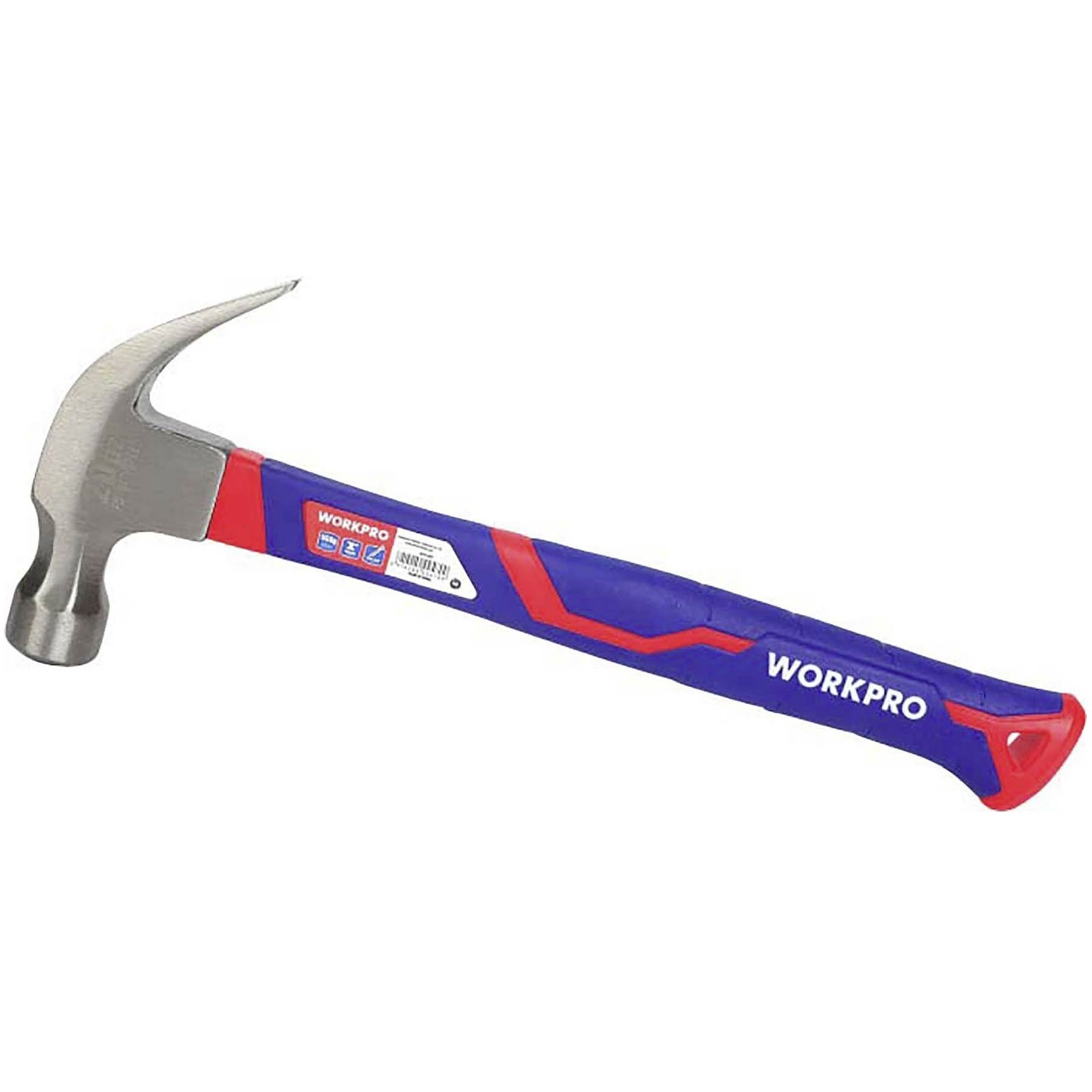 WorkPro Claw Hammer Ergonomic Handle Hard 560g 1 piece.