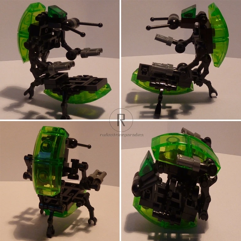 MARKENLOS Star Wars Figur aus LEGO® Teilen Droideka Destroyer Battle Droid D02 NEUWARE