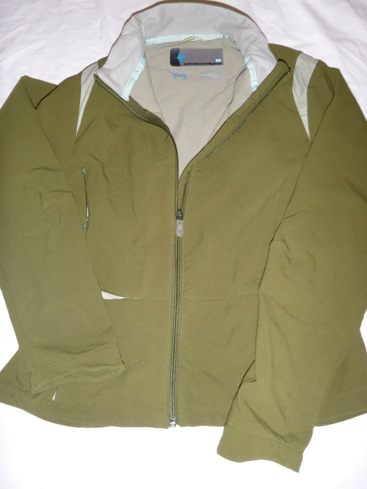 Giacca conchiglia morbida Salomon pelle avanzata Shoeller pelle secca W Med oliva