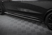 Seitenschweller Ansatz FüR BMW X7 M-Paket G07 Facelift Schwarz Hochglanz