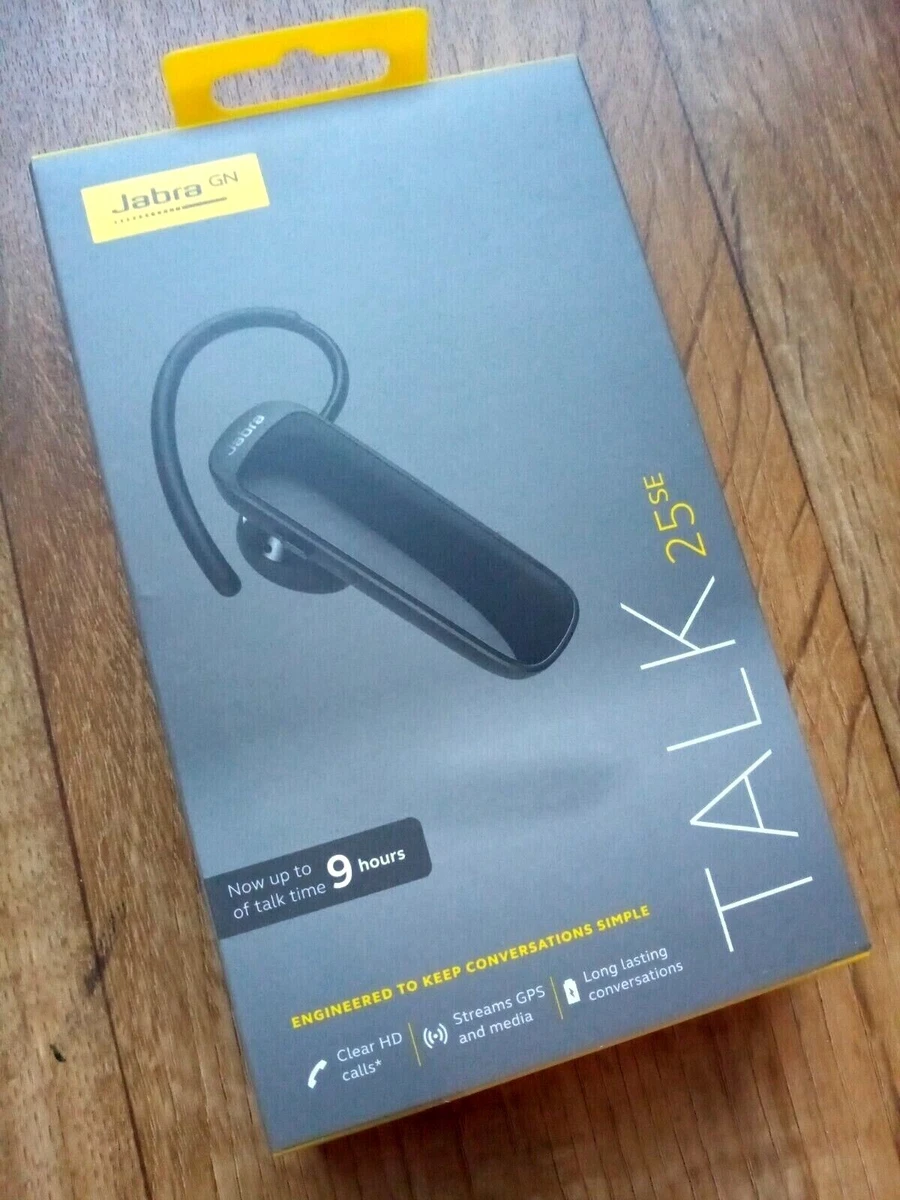 Jabra Talk 25 SE Wireless Hands-Free Bluetooth 9H Headset New & Original