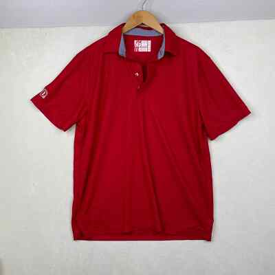 Chick-Fil-A Team Men's Red Polo Work Uniform Employee Shirt Oobe Size Large  | eBay, image size:400x400