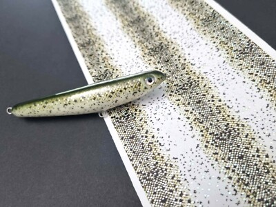 Self-Adhesive Lure Foil, Transparent Fish Scales 100 cm X 8 cm | eBay
