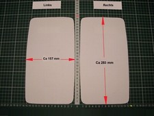 Außenspiegel Spiegelglas Wohnmobil Ducato Peugeot Citroen VW LT Sphärisch konvex