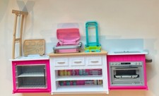 Barbie Ultimate Kitchen PlaySet Lights Sounds Tested And Works Great