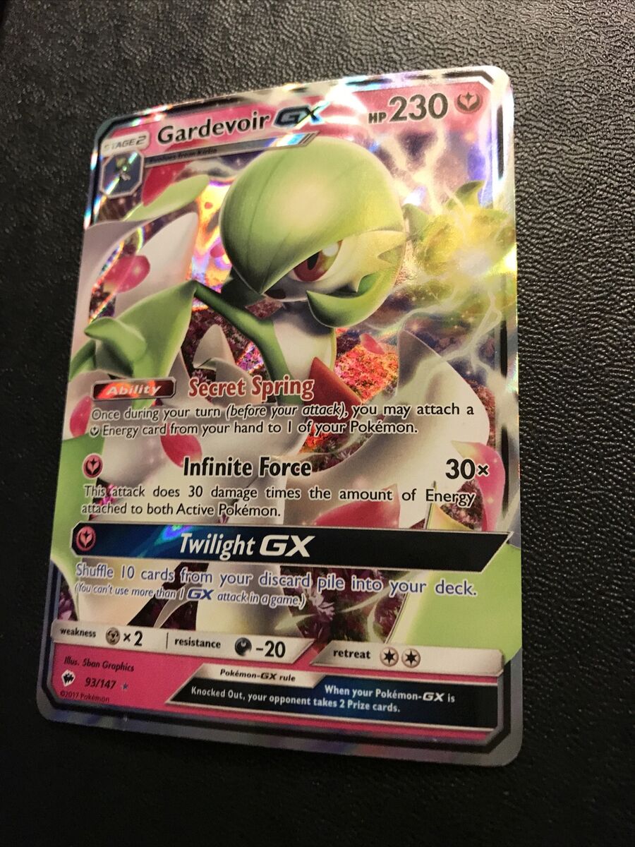 GARDEVOIR GX 93/147 NM Ultra Rare Holo Foil Pokémon Card. Free Tracked  Shipping!