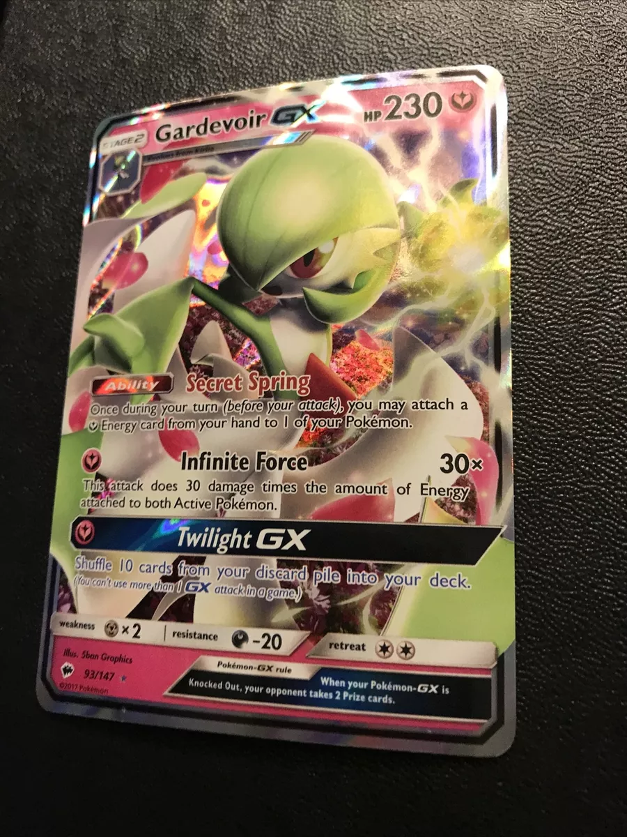 Gardevoir GX 93/147 NM Ultra Rare Pokemon Card. Ships Fast with Tracking!