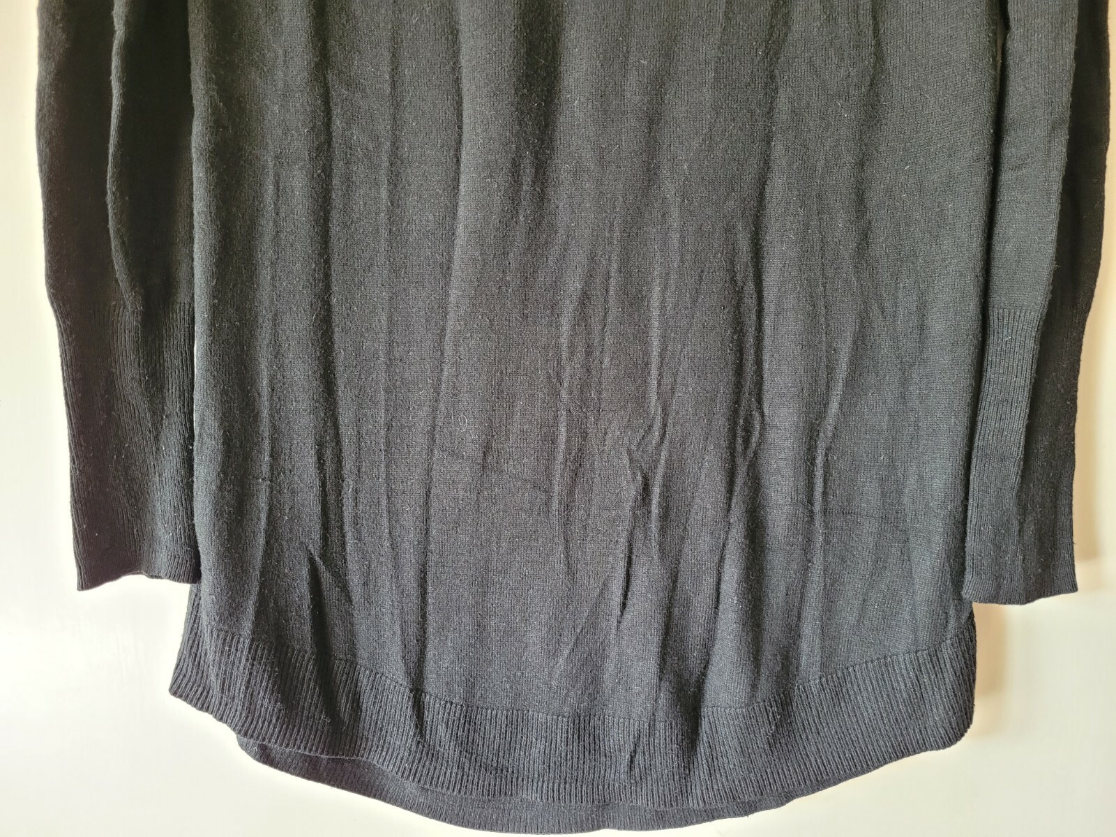 Mossimo Basic Solid Black Long Sleeve Pullover Sw… - image 8