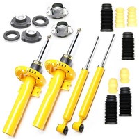 4X TA Sport-StoßDÄMpfer GAS Vorne Hinten + 4 Domlager Staubschutz - Fabia Polo