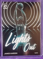 2022-23 Donruss Optic Lights Out Holo James Harden G42 Philadelphia 76ers #9